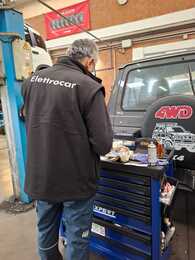 Officina Elettrocar, area diagnosi elettronica veicoli